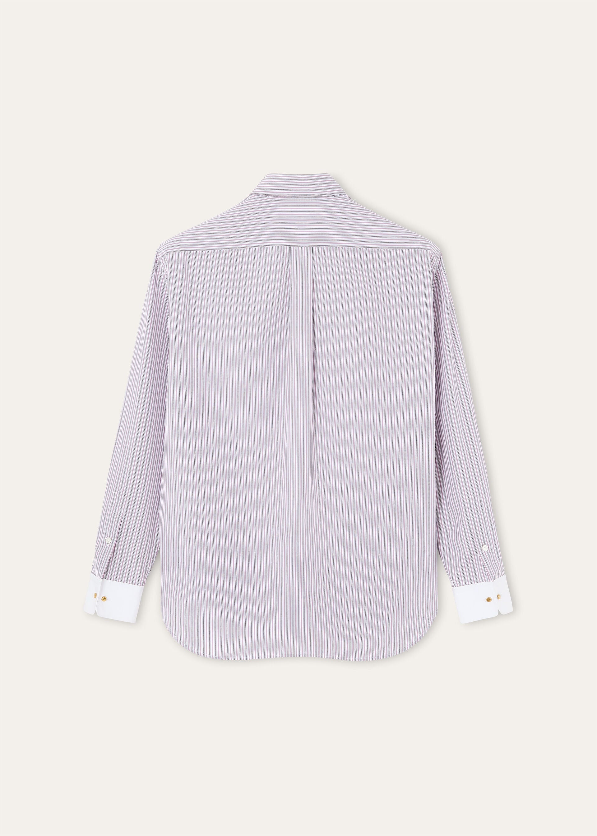 Elia Shirt - Lilac Stripe
