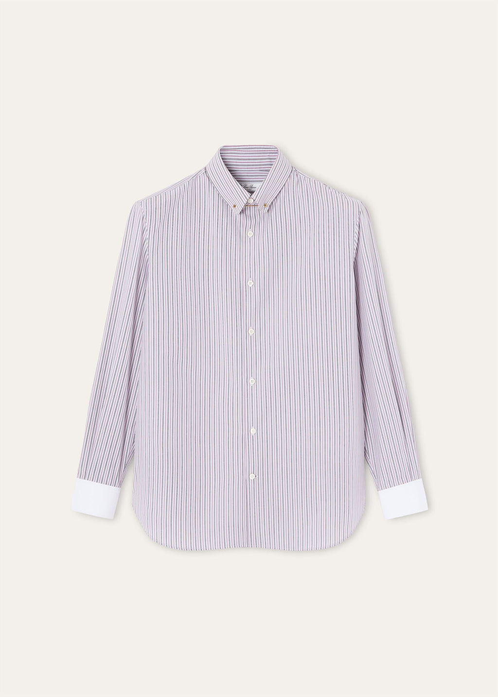 Elia Shirt - Lilac Stripe