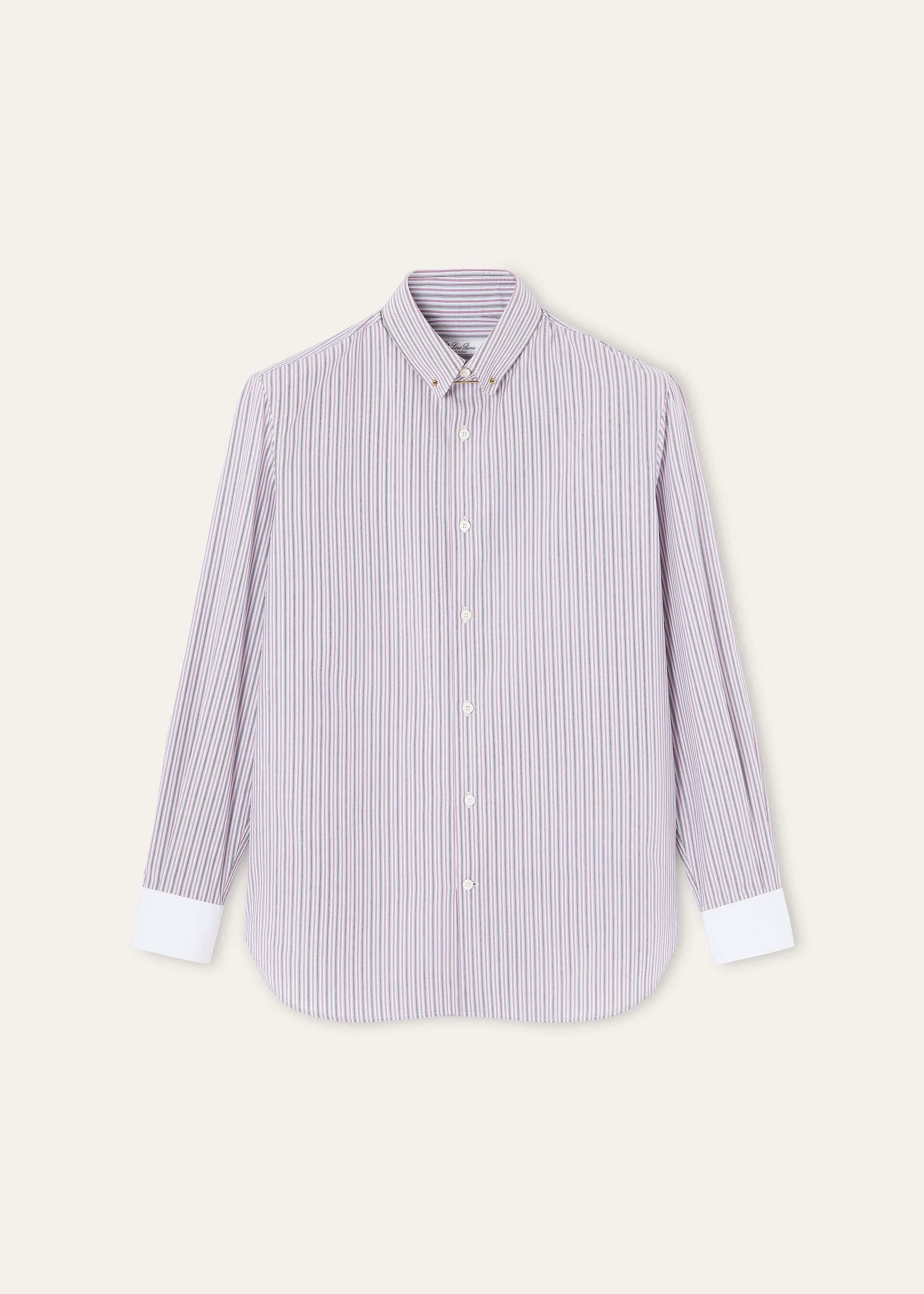 Elia Shirt - Lilac Stripe