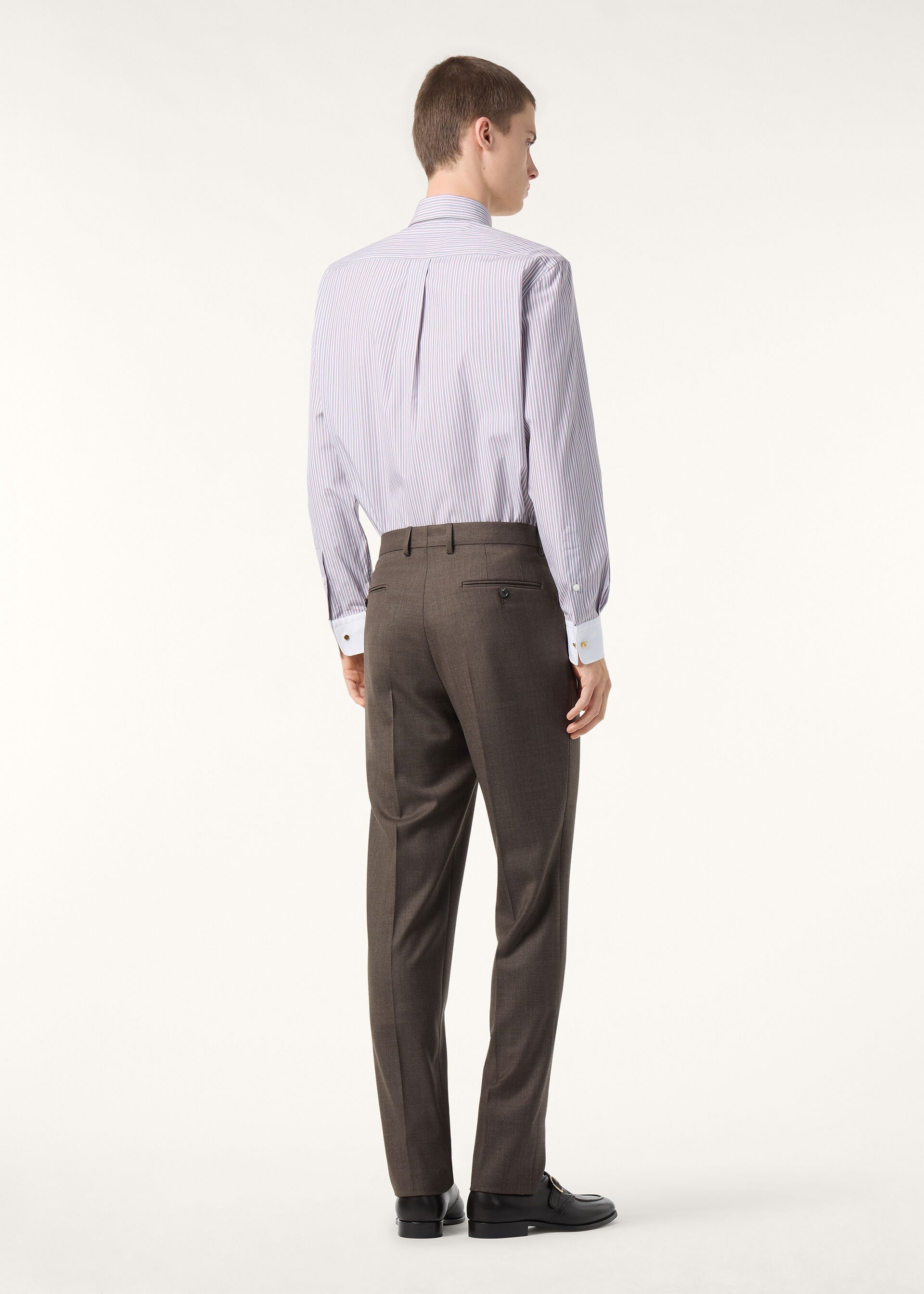 Elia Shirt - Lilac Stripe