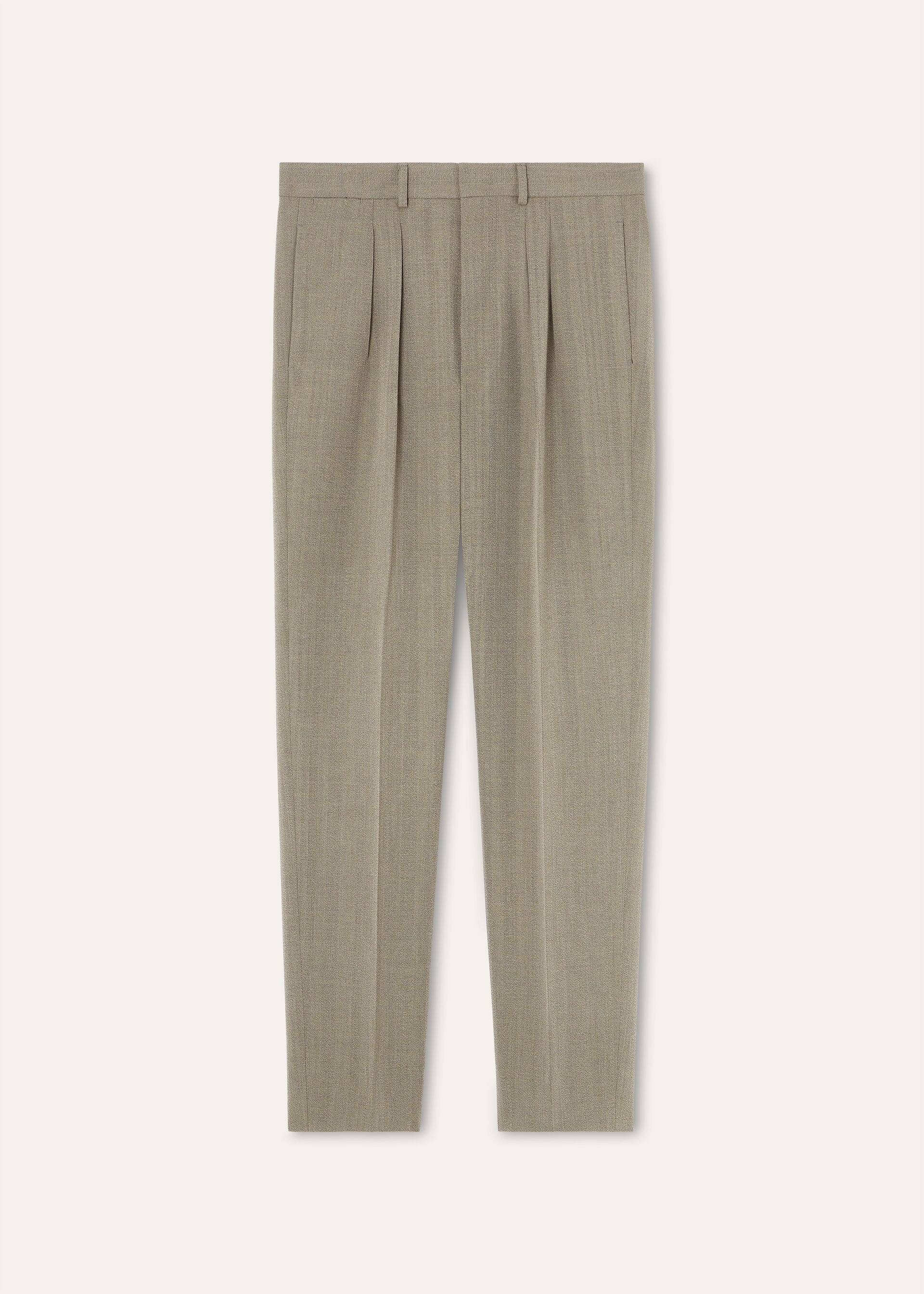 Milano Suit - Green Chevron