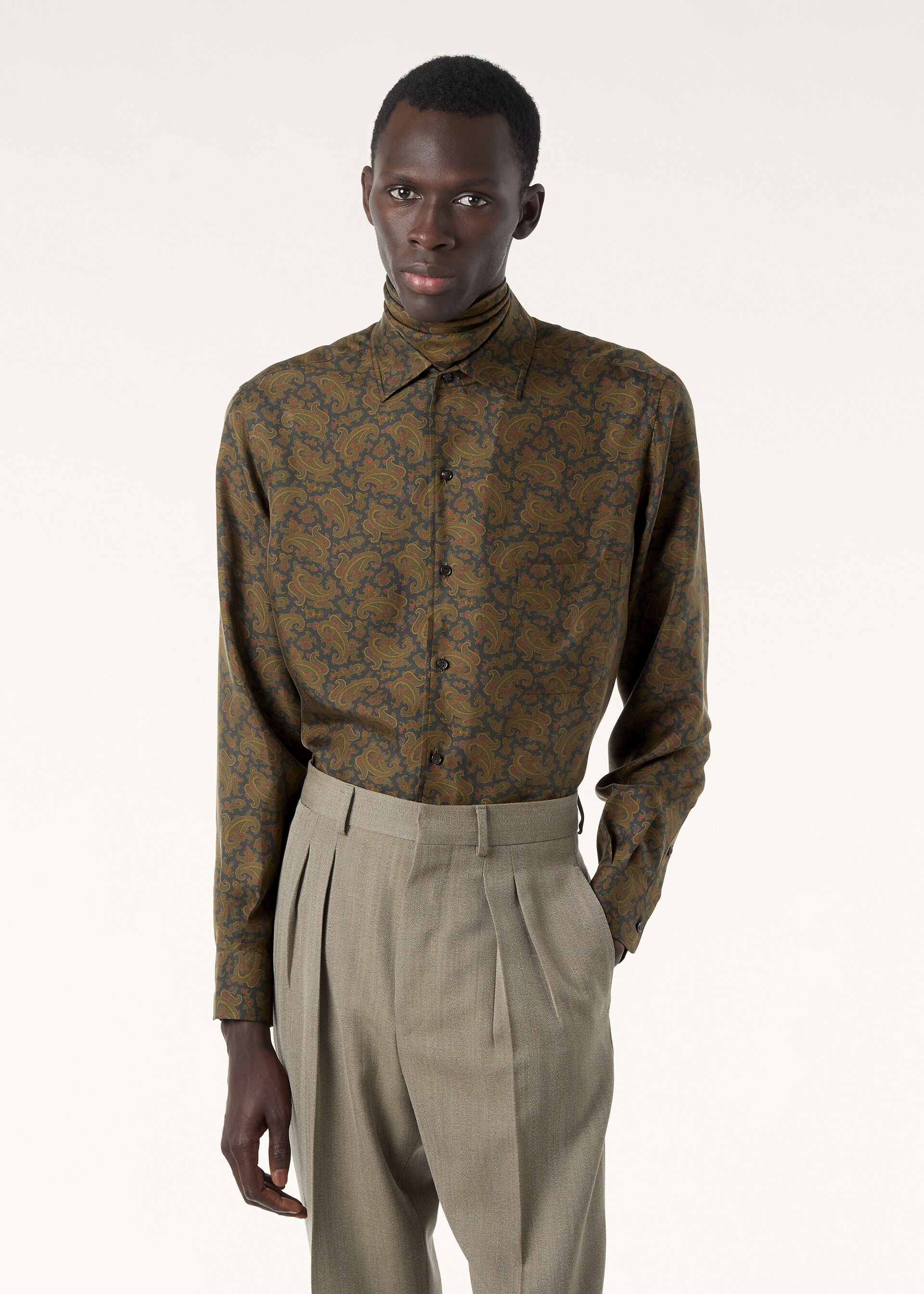 André Shirt - Indigo Eclipse/ Candy Corn