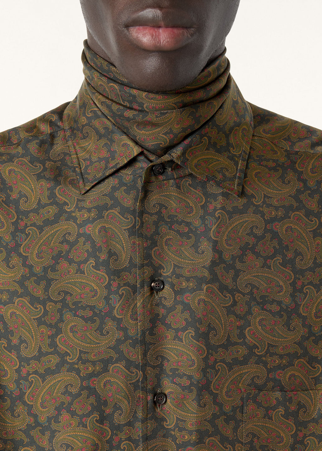 André Shirt - Indigo Eclipse/ Candy Corn