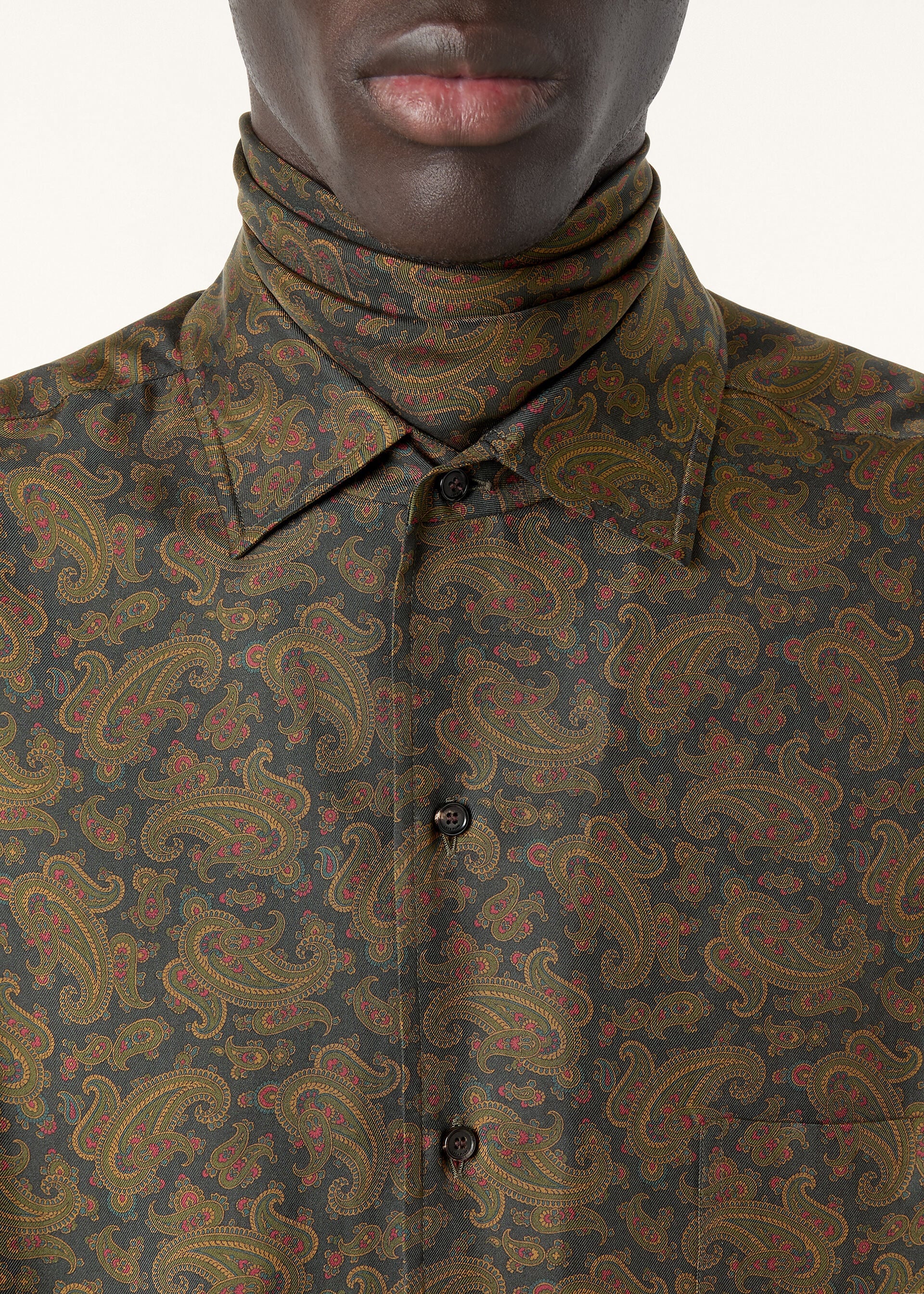 André Shirt - Indigo Eclipse/ Candy Corn