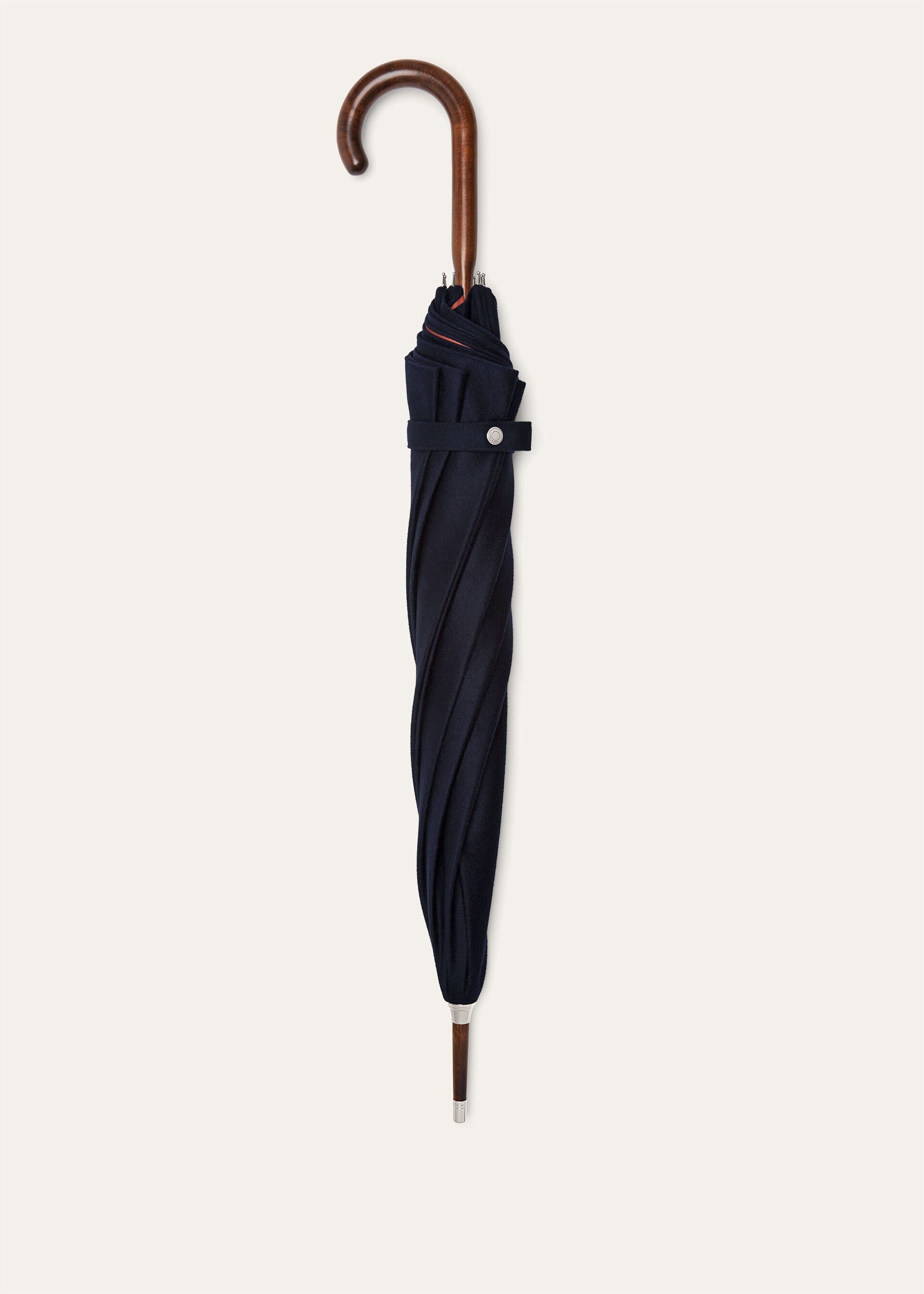 Cashmere Umbrella - Navy Blue/Kummel