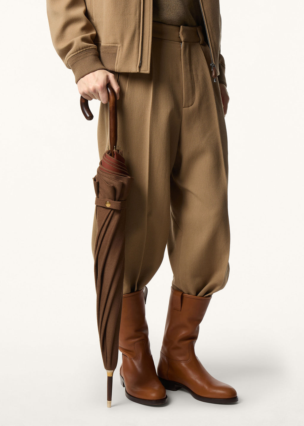 Cashmere Umbrella - Chestnut/Kummel