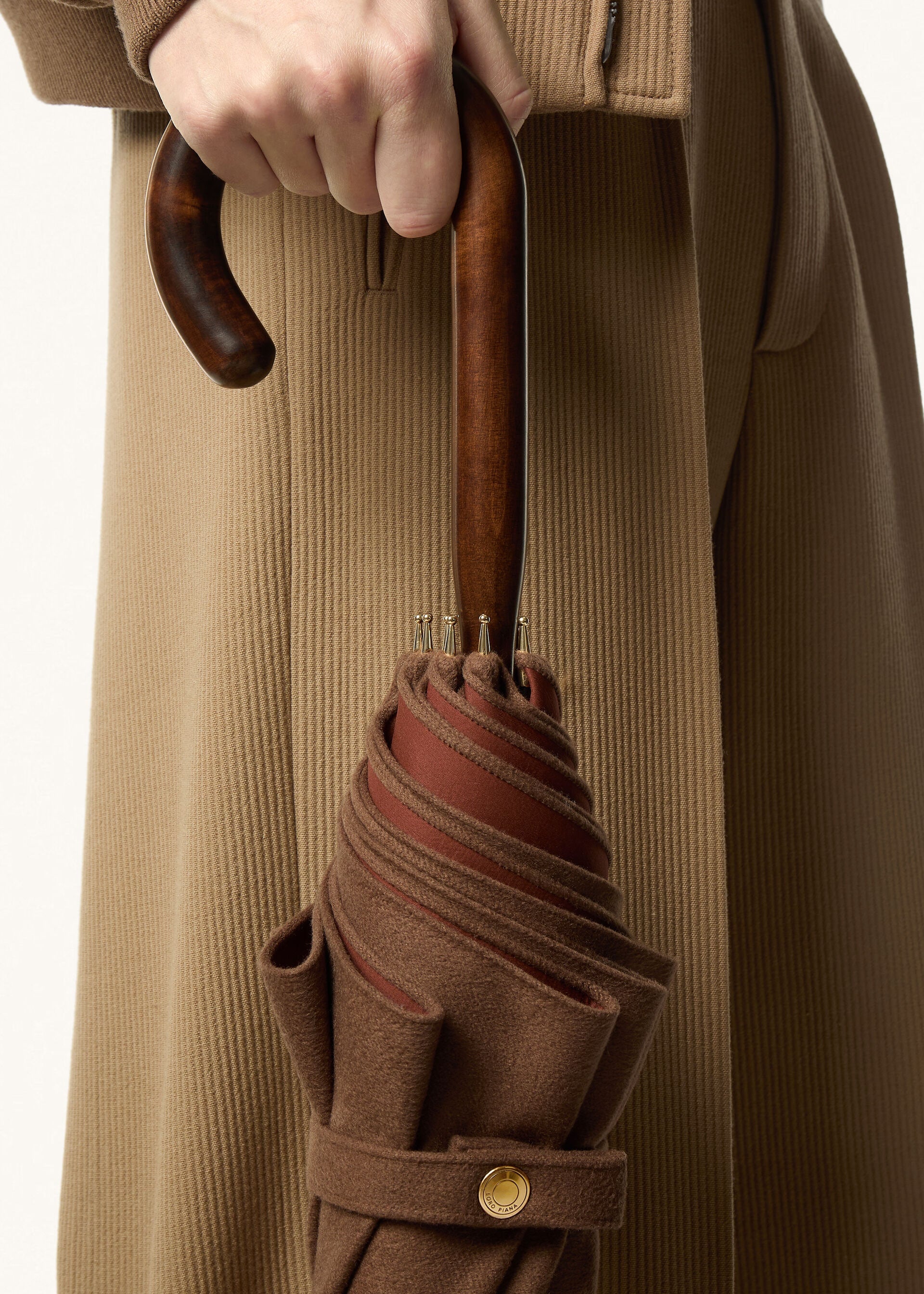Cashmere Umbrella - Chestnut/Kummel