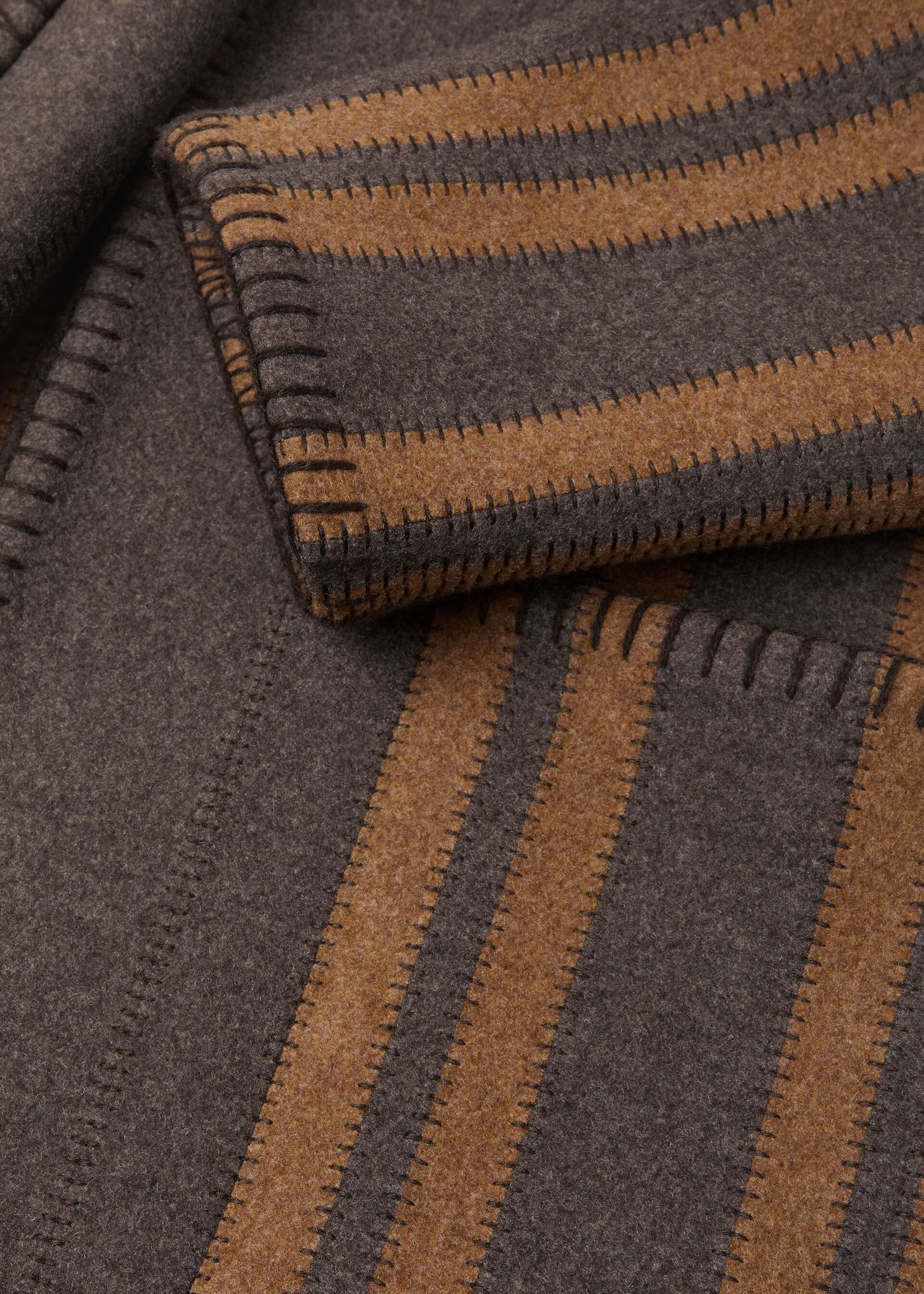 Kirk Coat - Café Noir/Ginger Brown