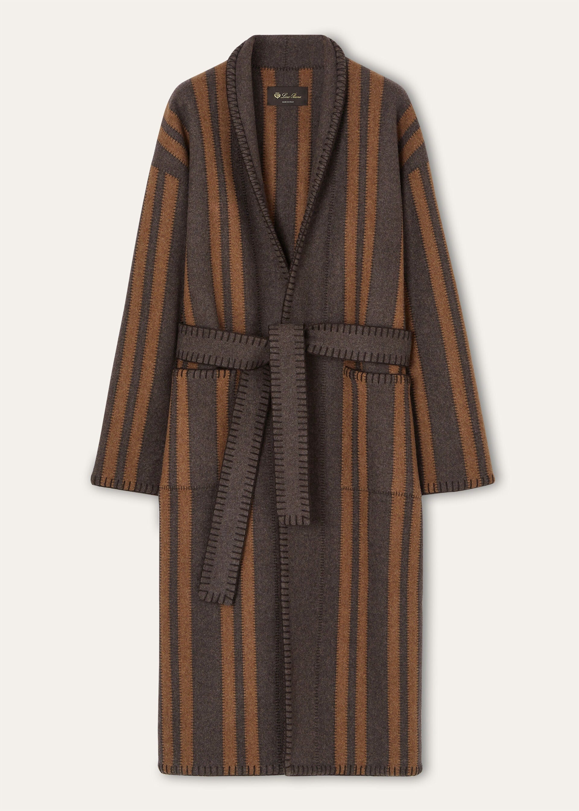 Kirk Coat - Café Noir/Ginger Brown