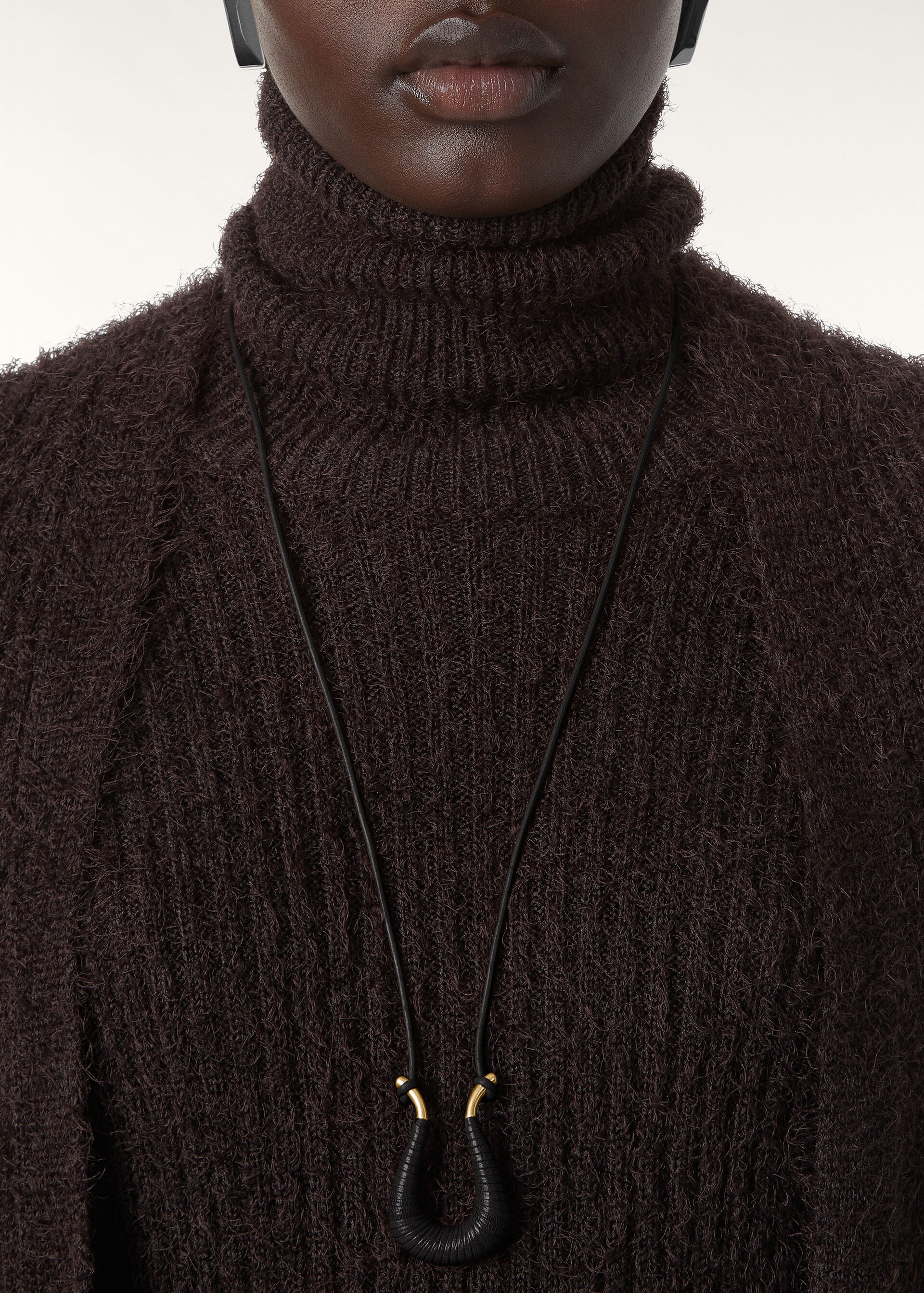 Duo Necklace - Black/Jewel Sun Gold