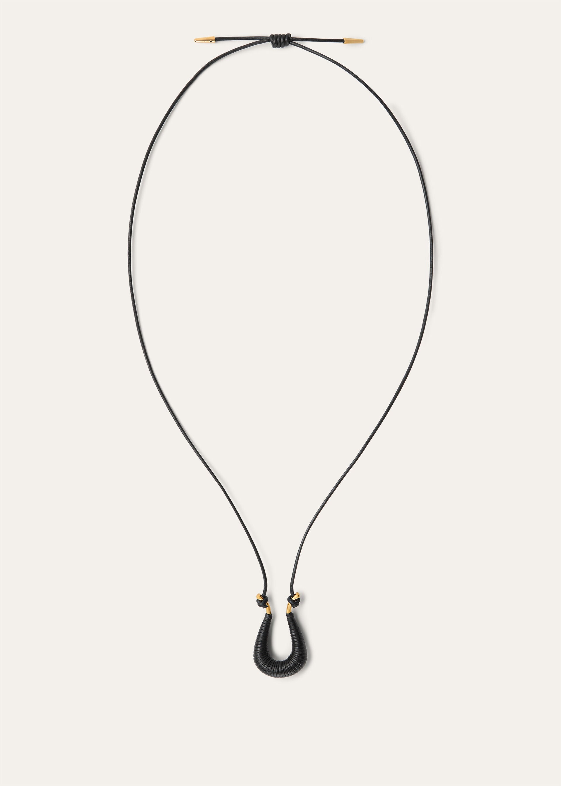 Duo Necklace - Black/Jewel Sun Gold
