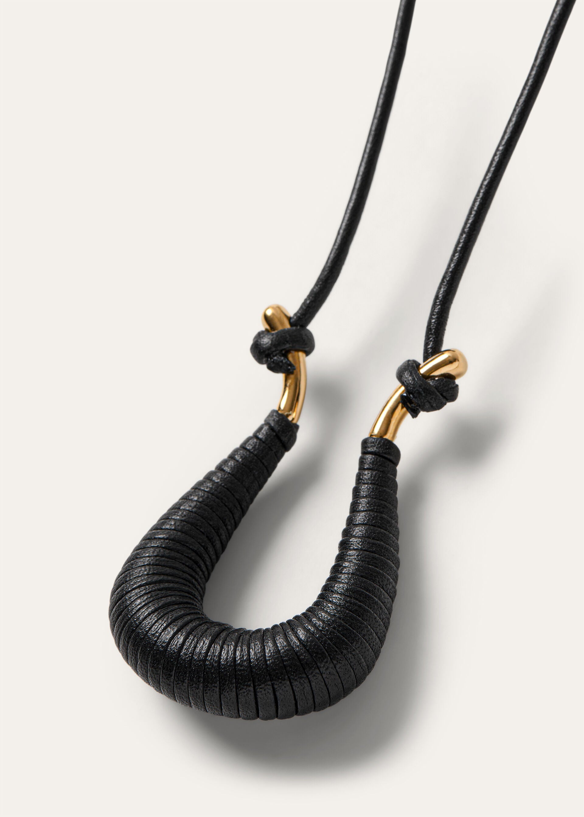 Duo Necklace - Black/Jewel Sun Gold