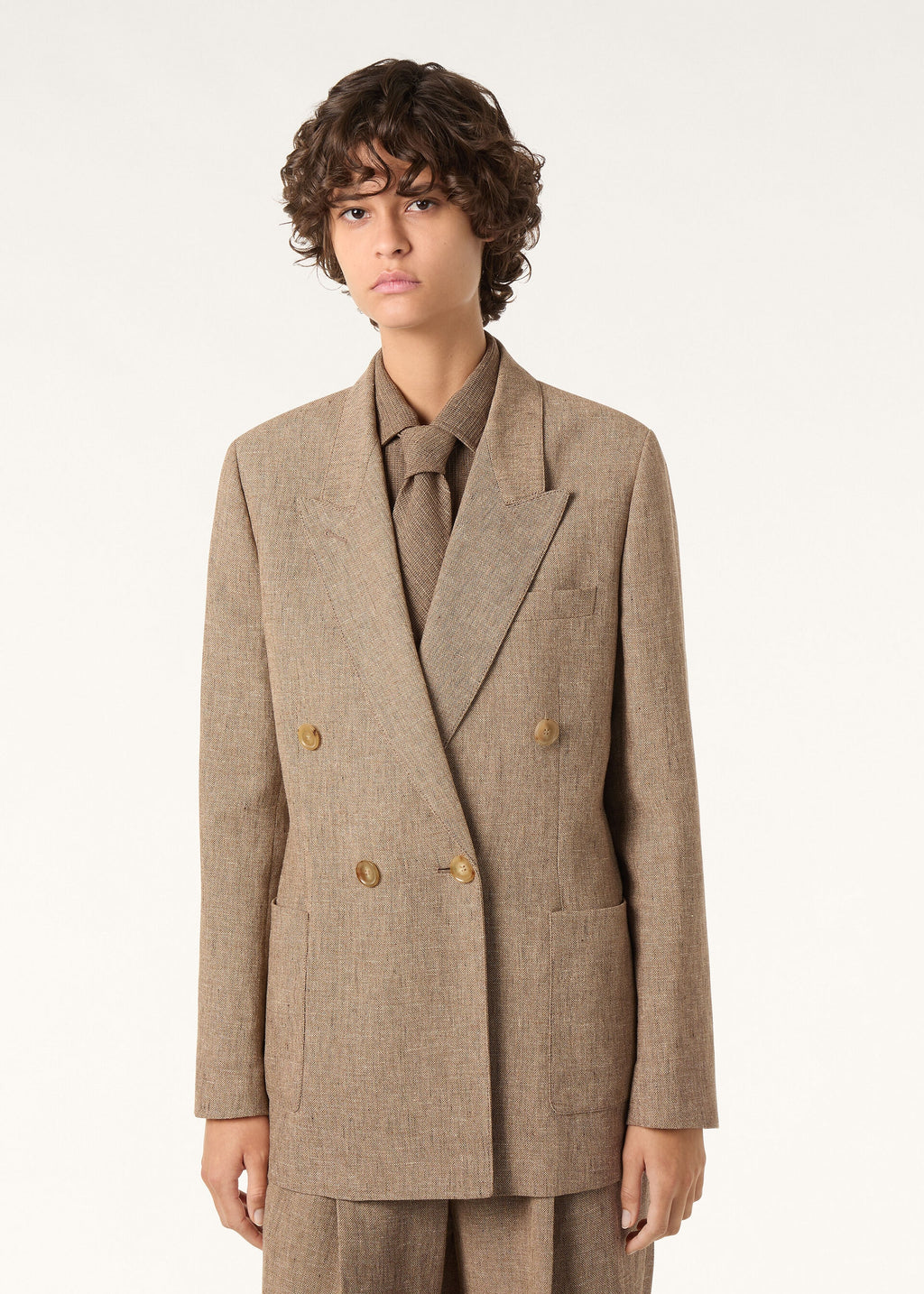 Genny Blazer - Dark Truffle / Brown Nougat