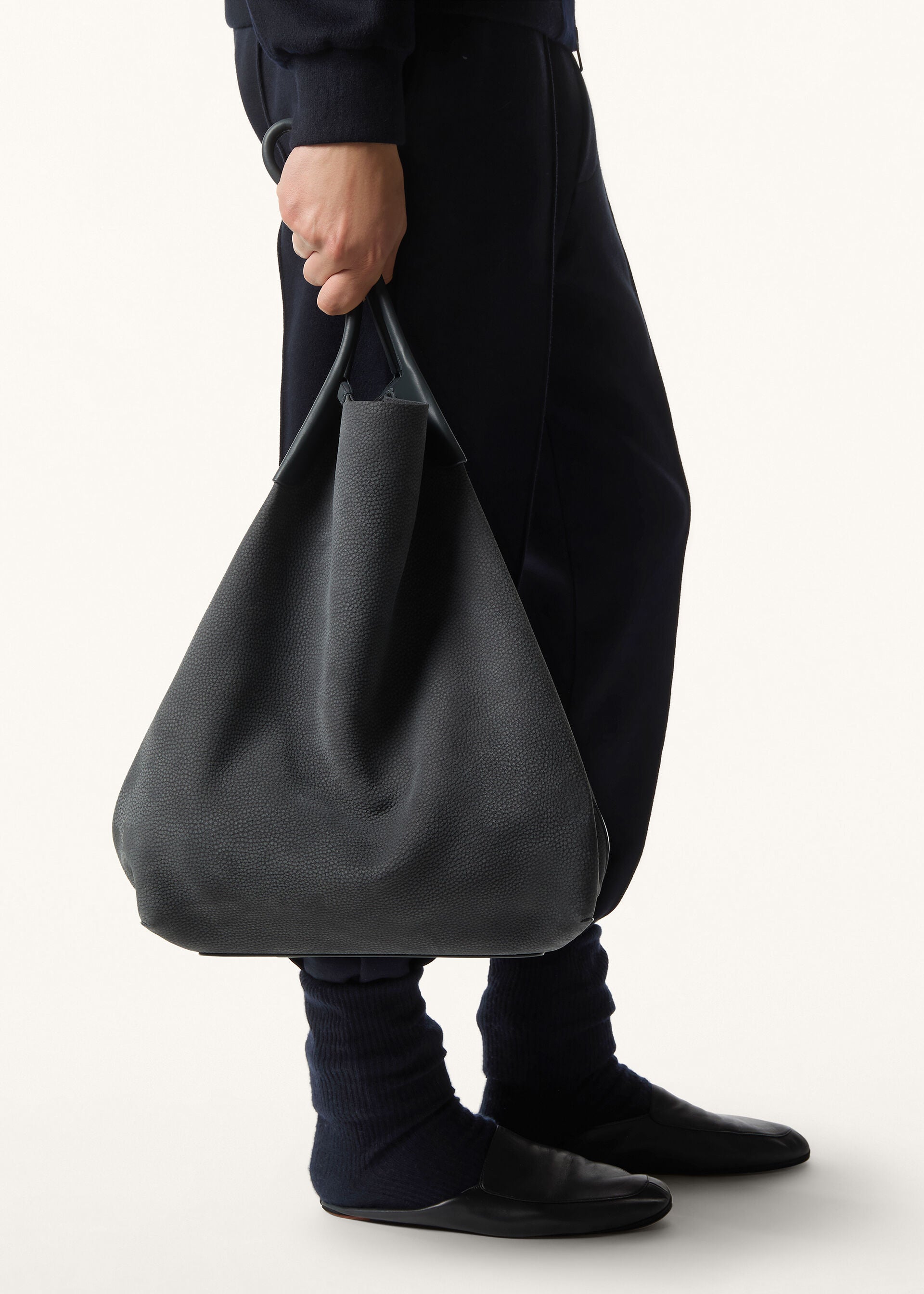 Extra Large Bale Hobo bag - Blue Green/Onyx