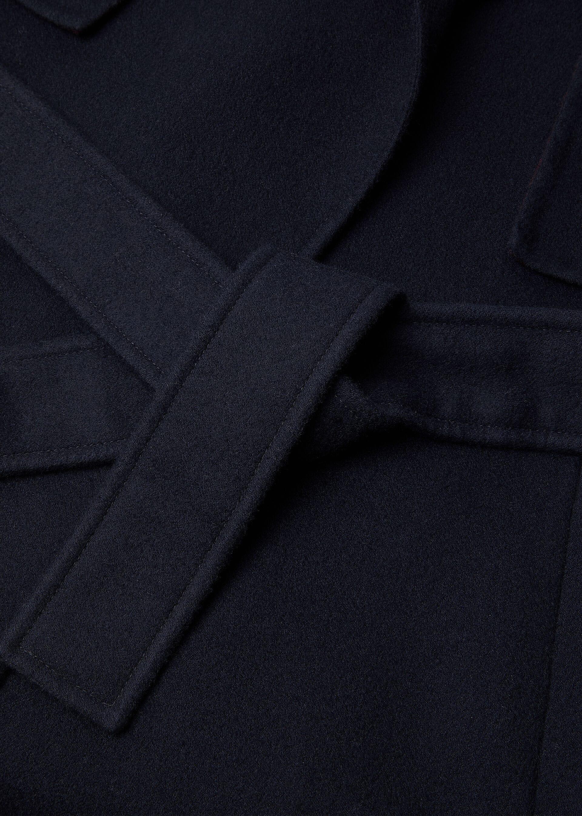 Maxwell Trench Coat - Navy Blue